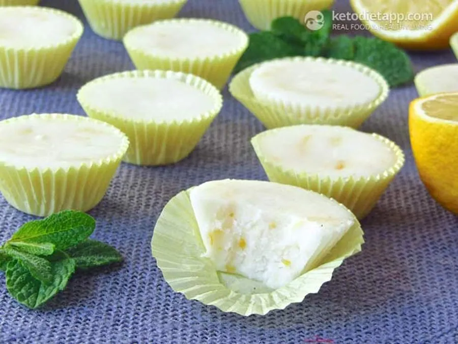Easy Keto Lemon Fat Bombs by Martina Slajerova