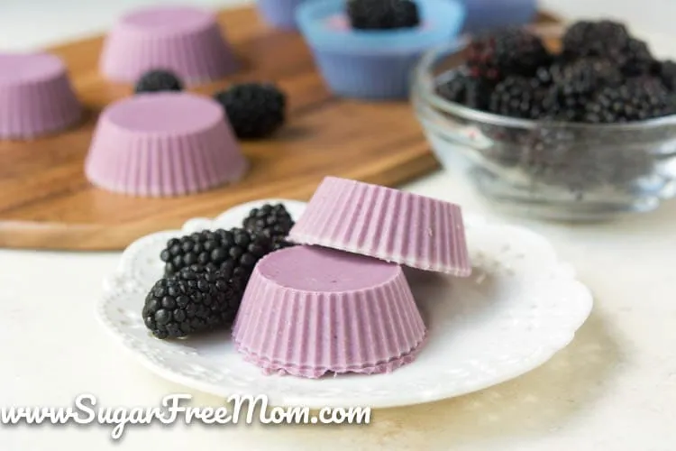 Keto Blackberry Fat Bombs by Sugar Free Mom