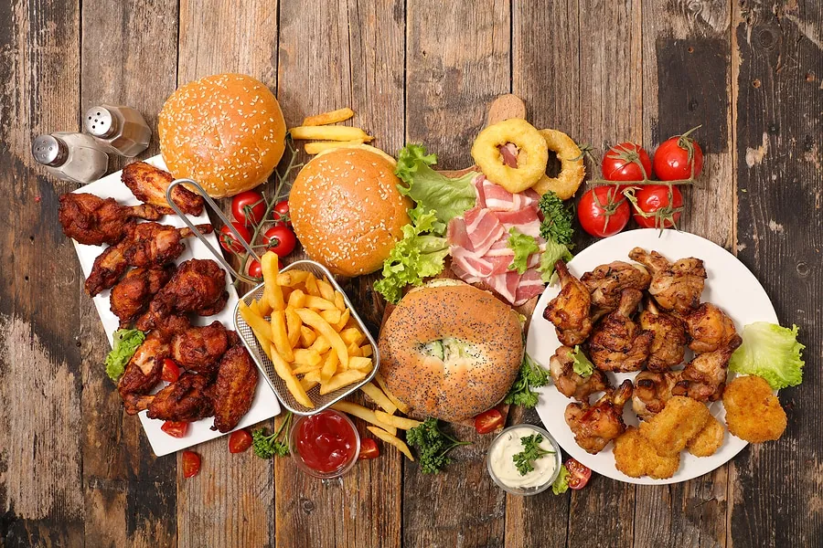 bigstock assorted of american food jun