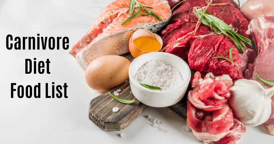 Carnivore Diet Food List
