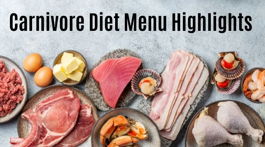 Carnivore Diet Menu Highlights&nbsp;