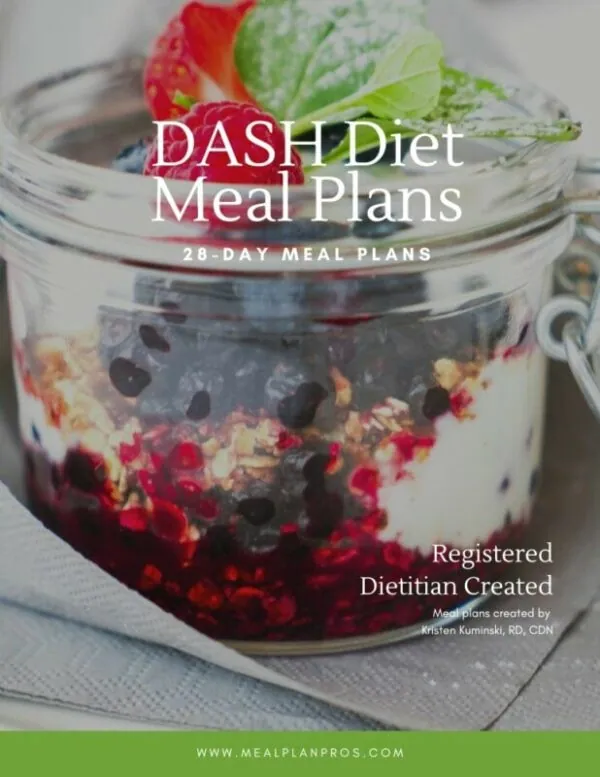 DASH Diet Meal Plan Day Cover
