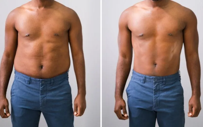 Muscle Mass before after