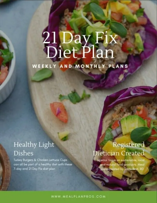 Day Fix Diet Meal Plan weeks