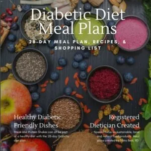 Diabetic diet meal plan cover