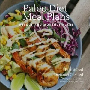 Paleo diet meal plan cover