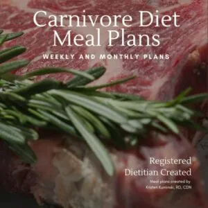 carnivore diet meal plan cover